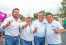Más de 1,200 mototaxistas dan su apoyo a Víctor Hugo en una caravana por Kanasín