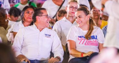 Víctor Hugo y Cecilia Patrón harán equipo por el oriente de Mérida